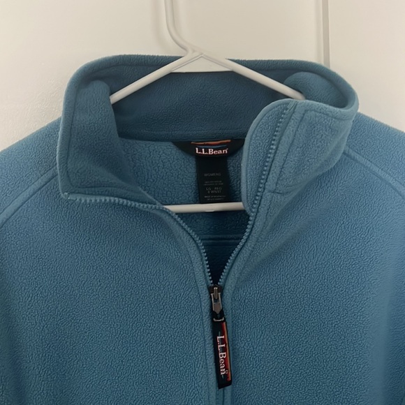 L.L. Bean Quarter Zip Fleece L - Picture 8 of 8
